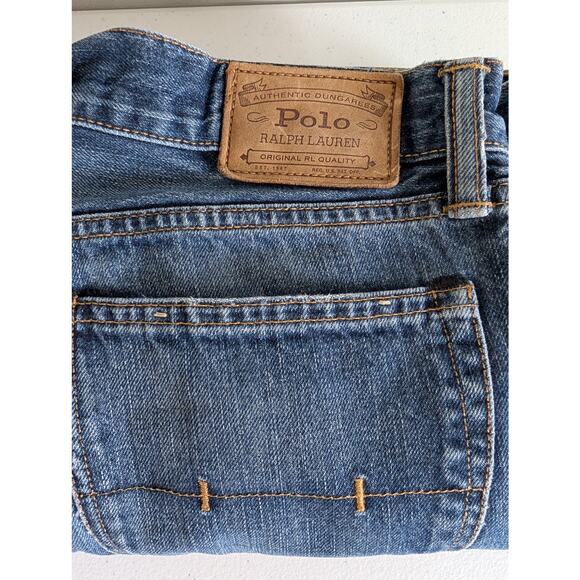 Polo Ralph Lauren Hampton Jean Men 34x30* Straight Leg Honeycomb Classic Denim - Picture 14 of 14